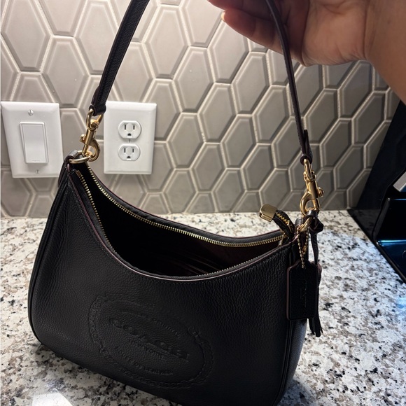 Coach Black Leather Hobo Bag - Picture 9 of 9